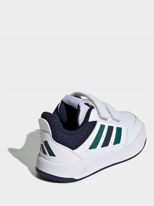 adidas White/Green Hook and Loop Tensaur Sport 3.0 Infant Trainers