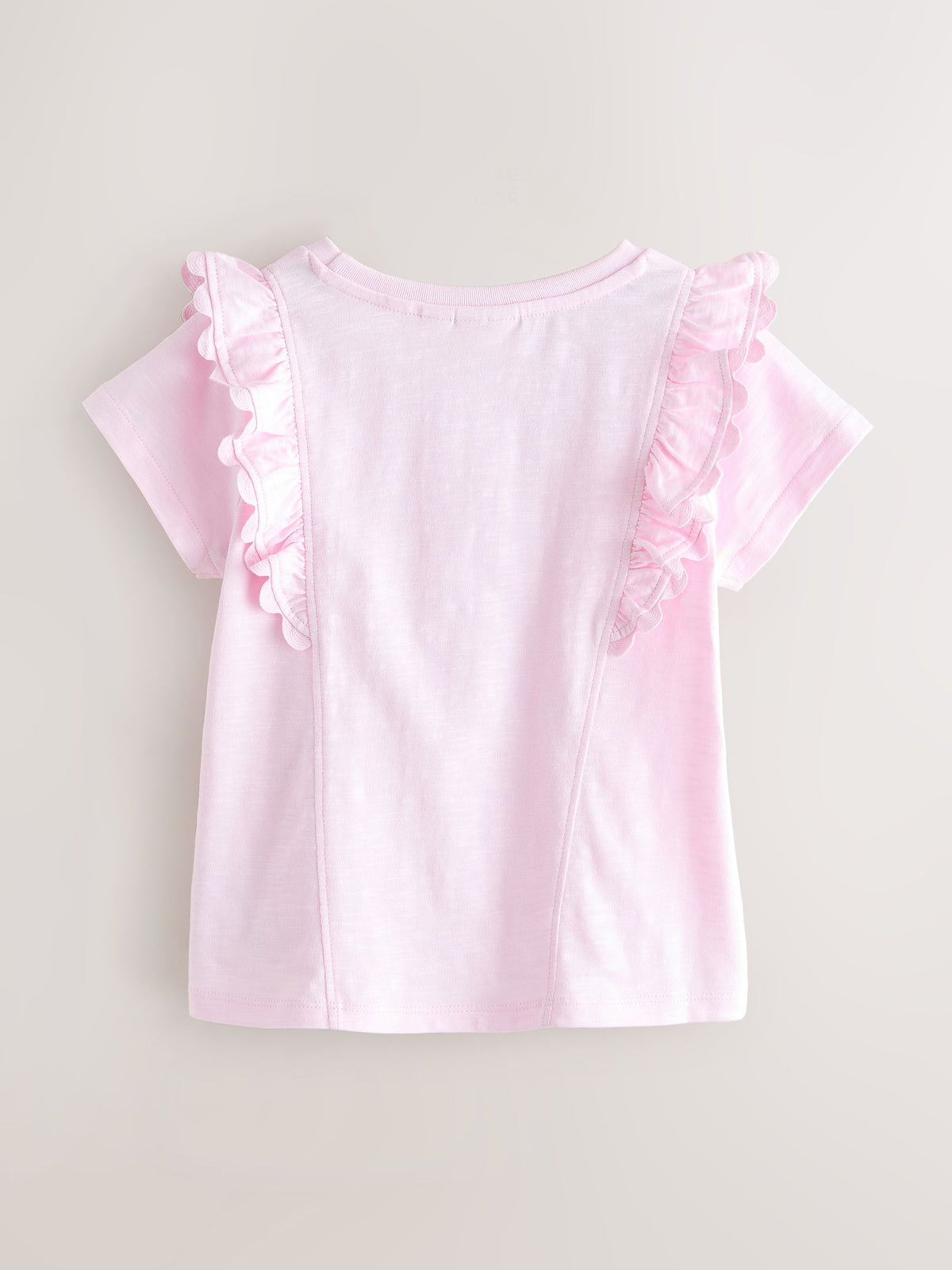 Laura Ashley Pink/Blue Ric Rac Trim Short Sleeve Cotton T-Shirts 3 Pack