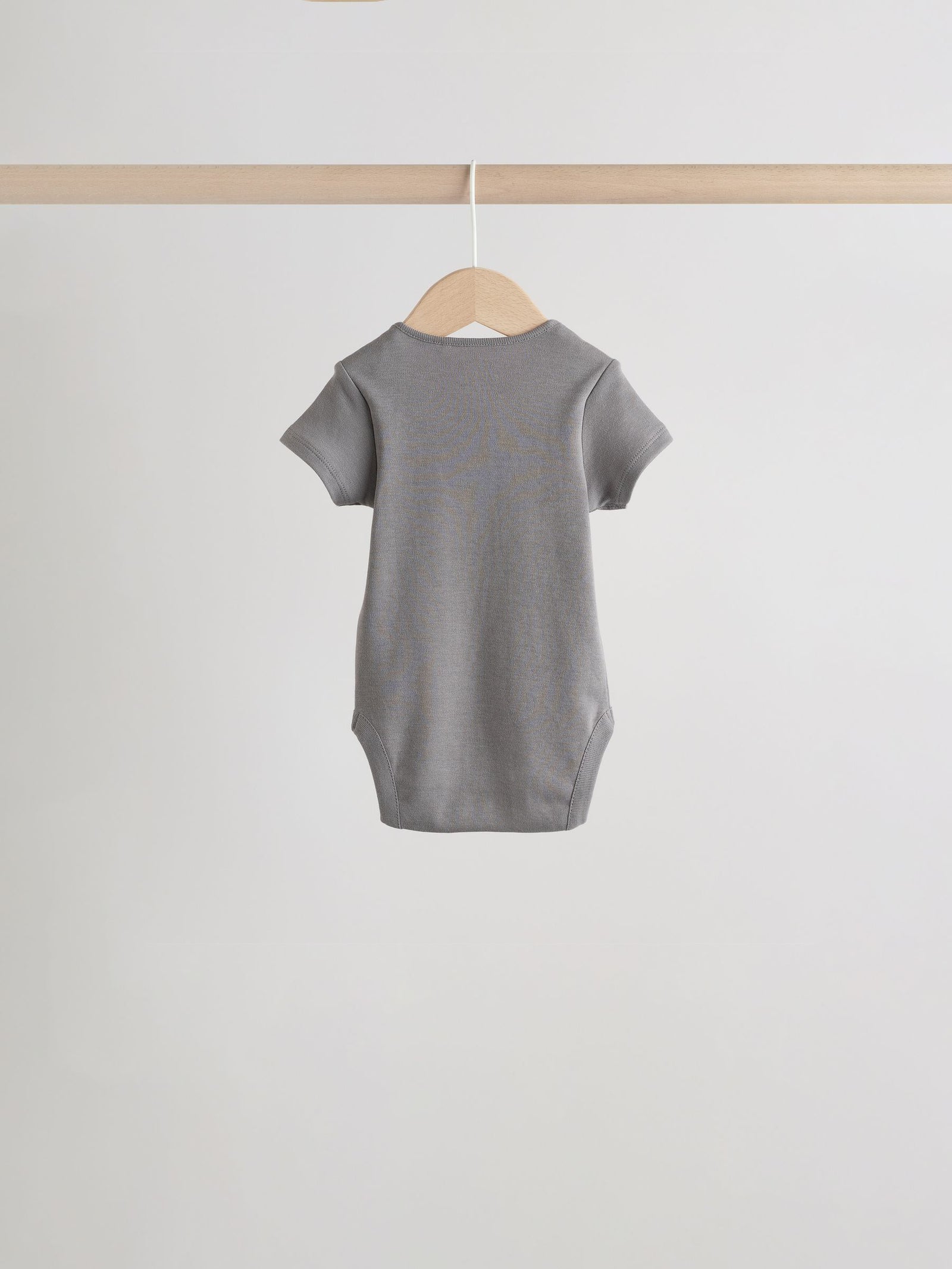 Blue 5 Pack Short Sleeve Baby Bodysuits