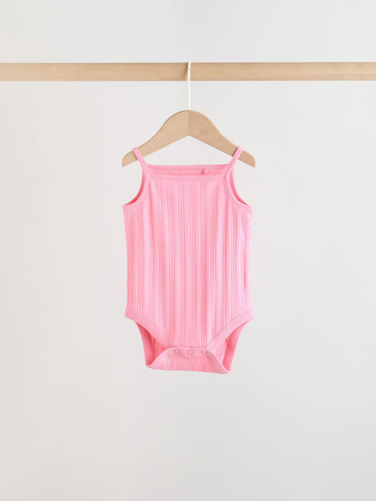 Multi Vest Baby Bodysuits 5 Pack