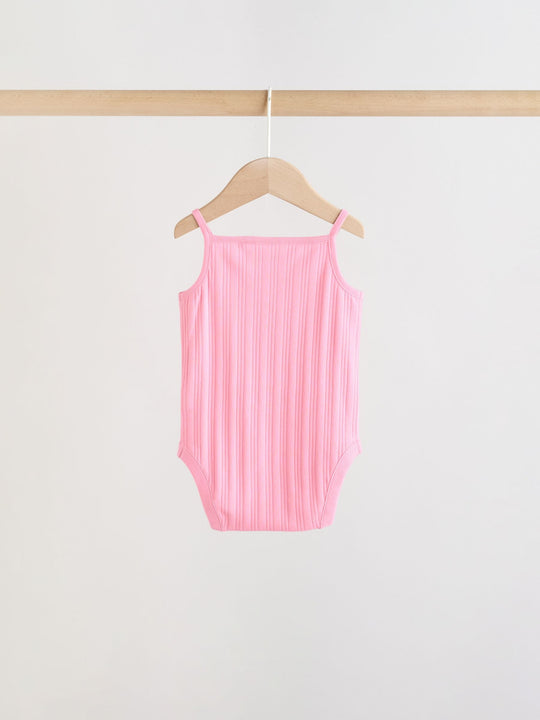 Multi Vest Baby Bodysuits 5 Pack