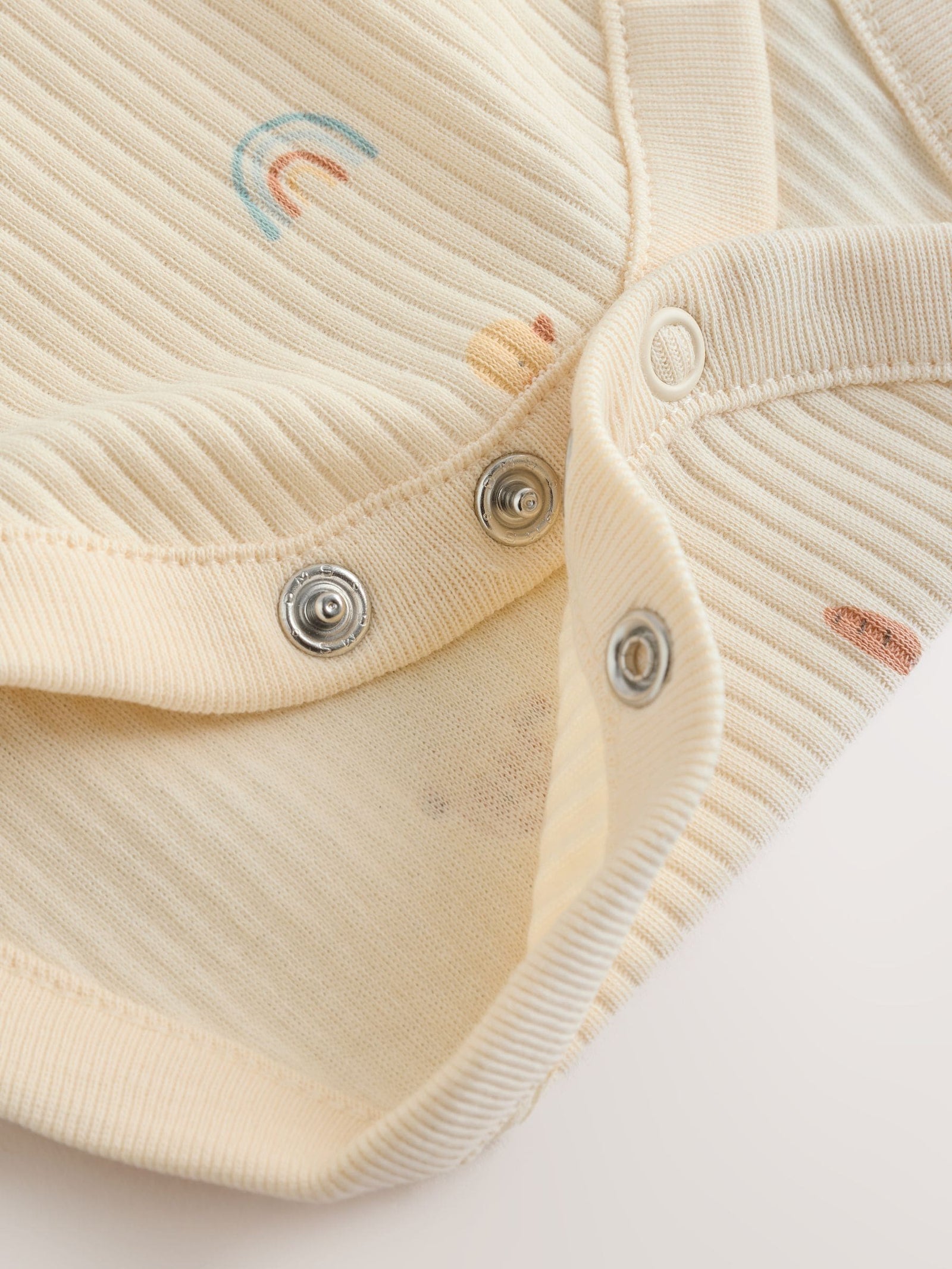 Ecru My First Easter Long Sleeve Baby Bodysuit