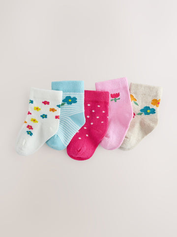 Multi Baby Socks 5 Pack