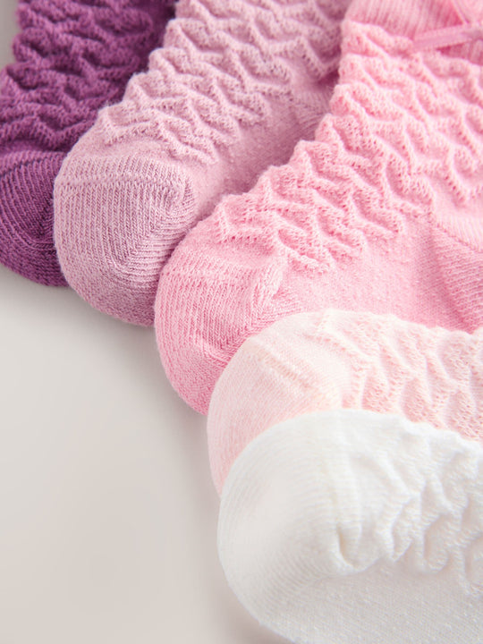 Pink Baby Socks 5 Pack