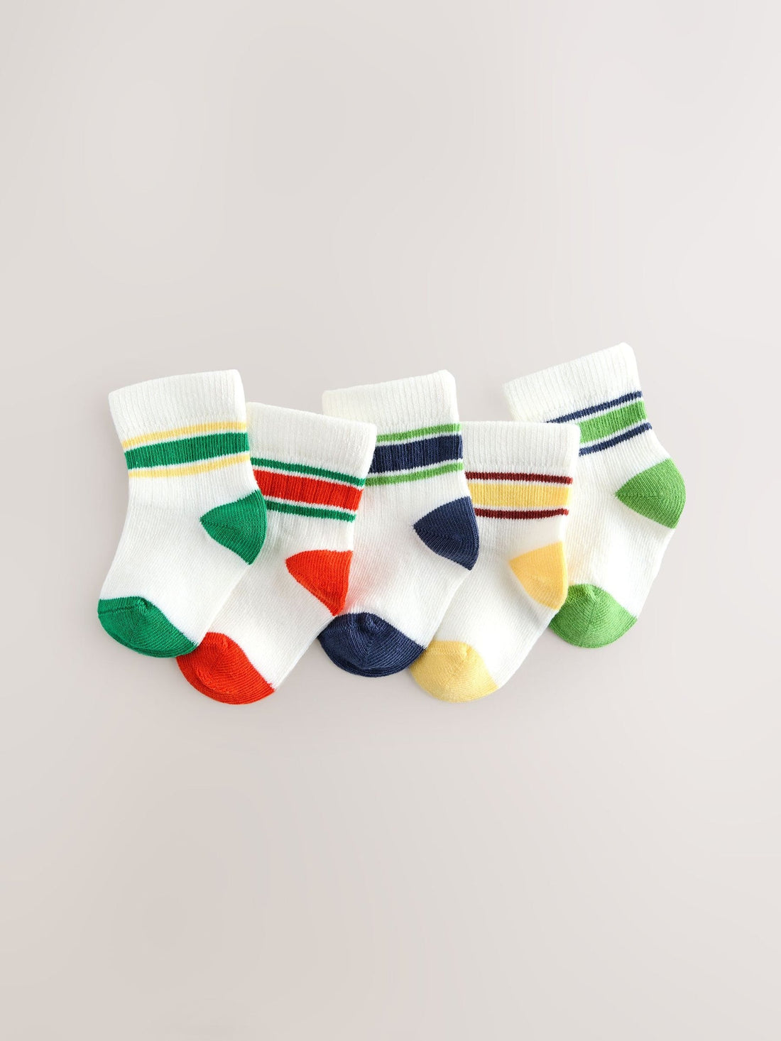 White Baby Socks 5 Pack