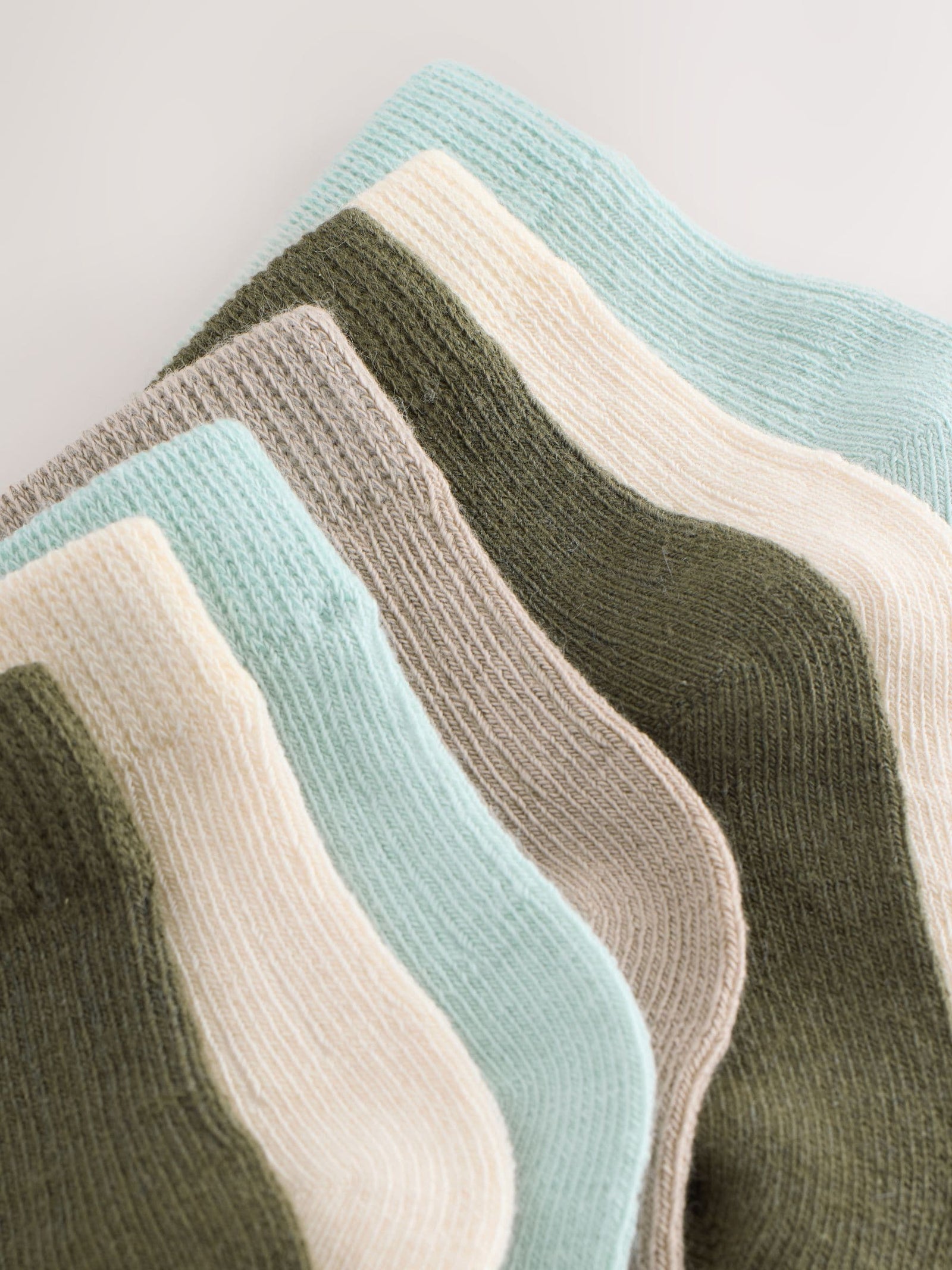 Green Baby Socks 7 Pack (0mths-2yrs)