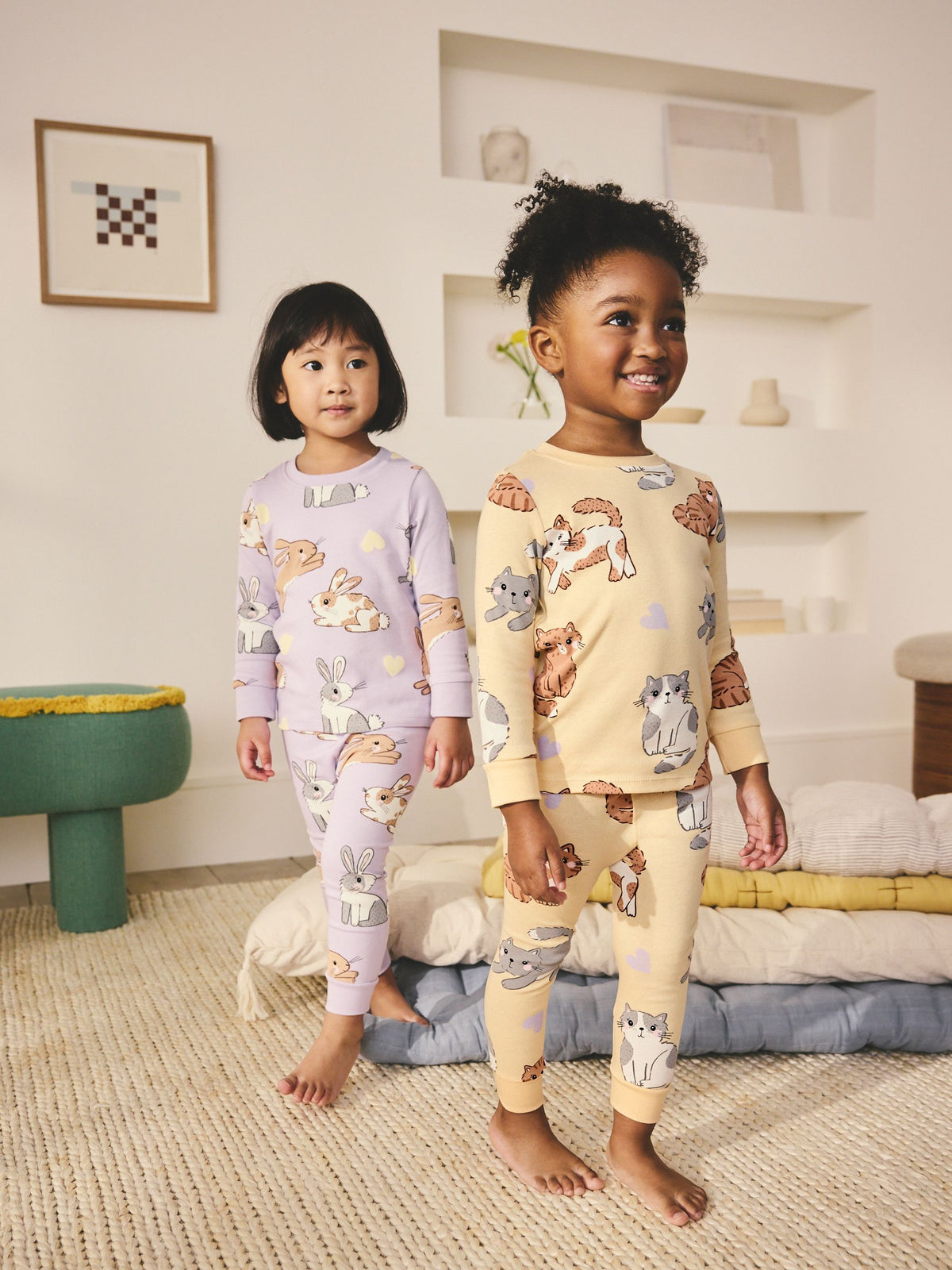 Yellow/Blue Snuggle Pyjamas 3 Pack (9mths-12yrs)