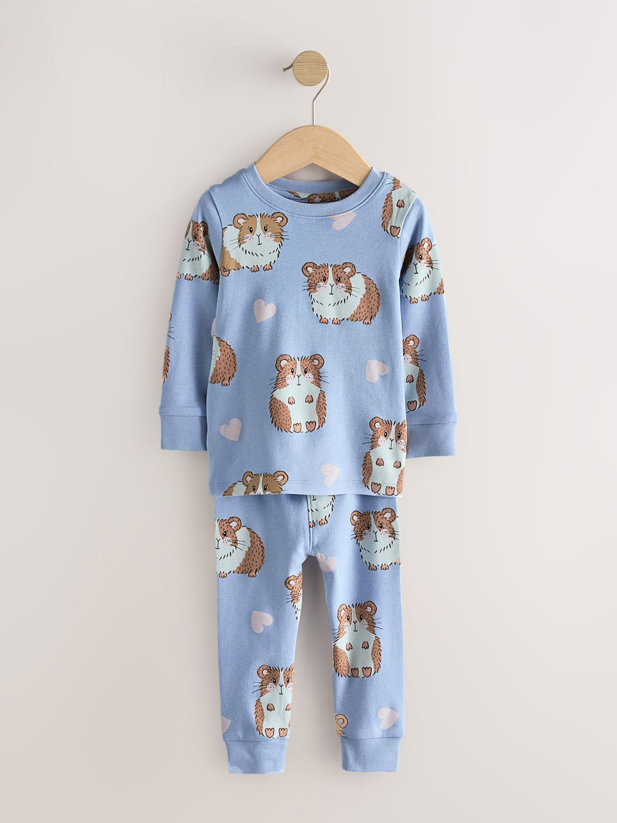Yellow/Blue Snuggle Pyjamas 3 Pack (9mths-12yrs)