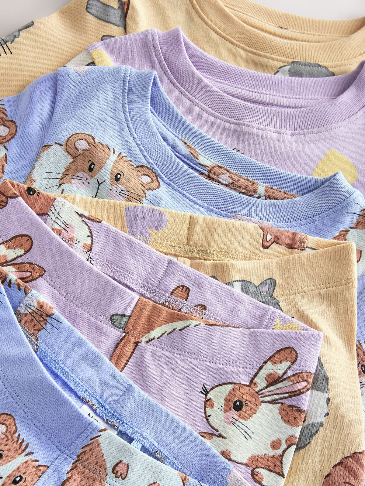 Yellow/Blue Snuggle Pyjamas 3 Pack (9mths-12yrs)