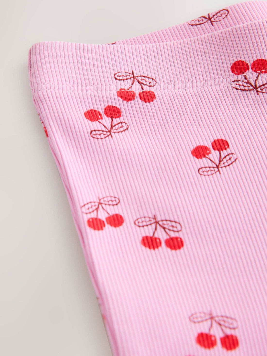 Pink/Red Cherry 1 Pack Rib Flare Leggings (3-16yrs)