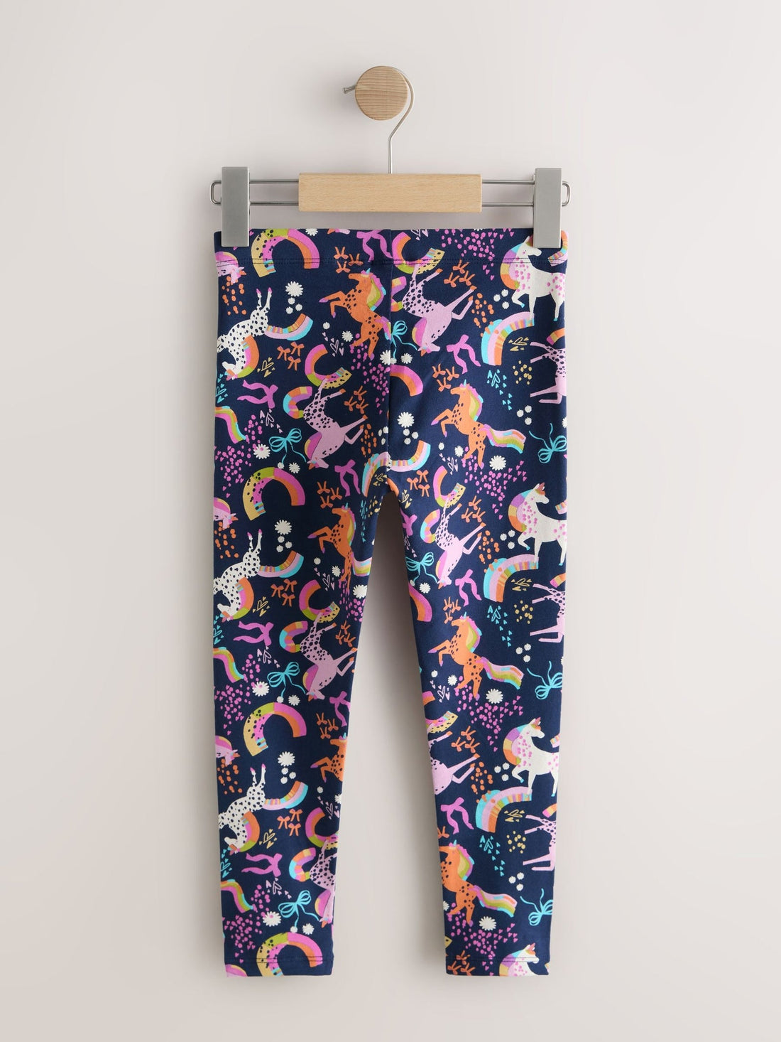 Navy Unicorn Leggings (3-16yrs)