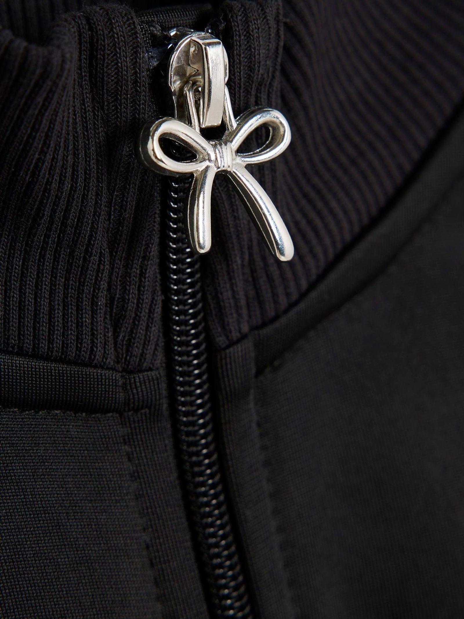 River Island Black Bow Tracksuit Set
