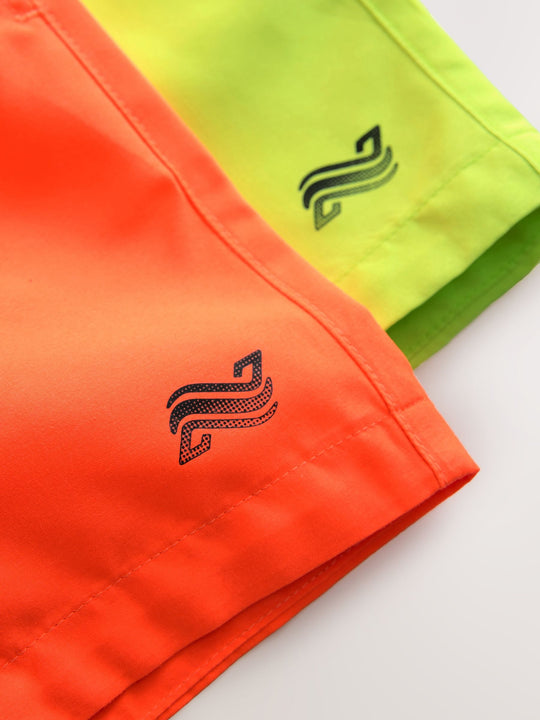 Orange and Yellow Swim Shorts 2 Pack (1.5-16yrs)