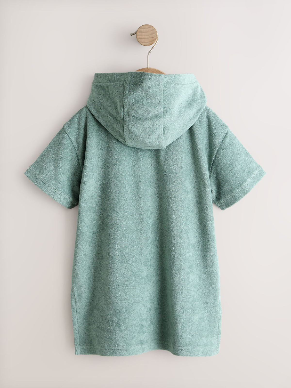 Sage Green Towelling Zip Up Cover-Up (3mths-7yrs)