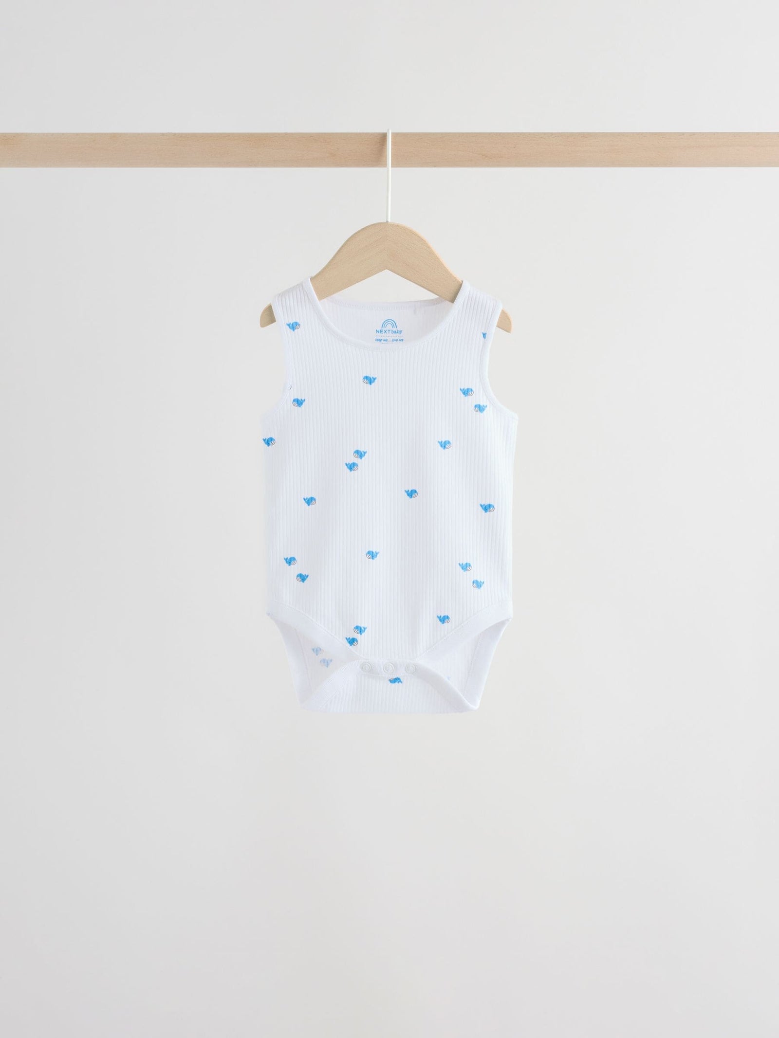 Green/Blue Vest Baby Bodysuits 5 Pack