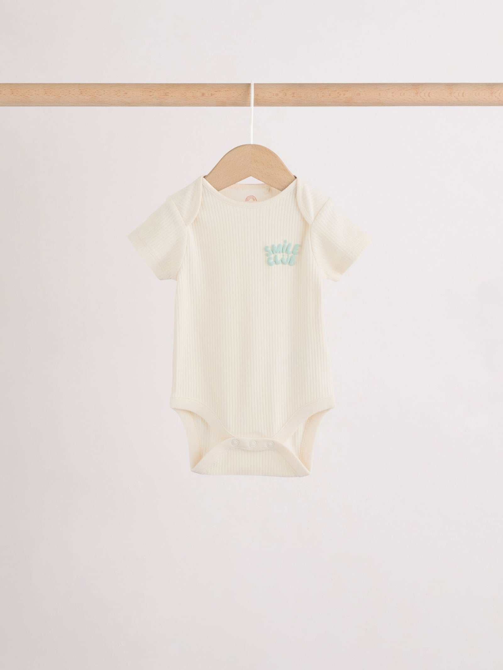 Multi Short Sleeve Baby Bodysuits 5 Pack