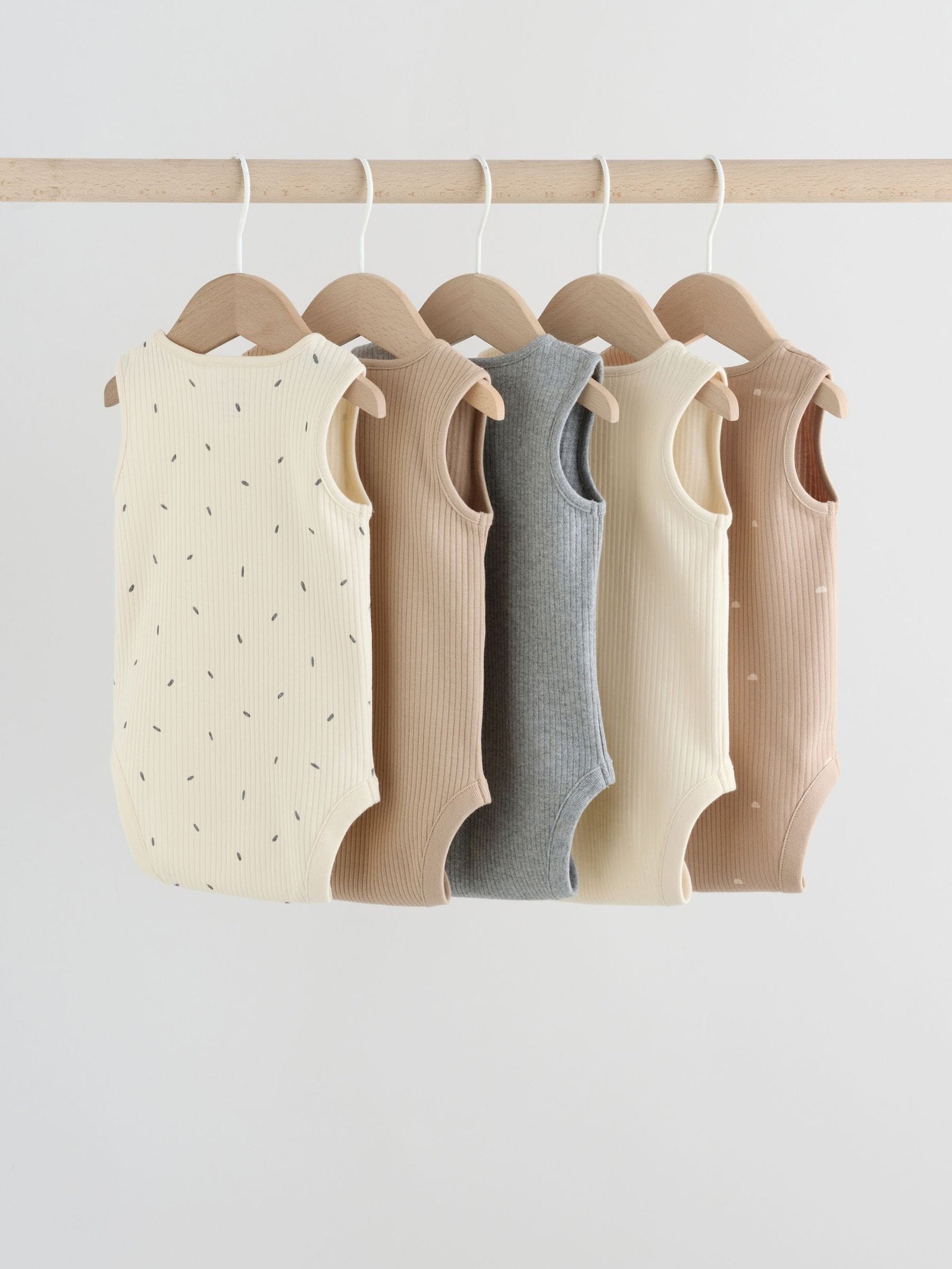 Neutral Baby Bodysuits 5 Pack