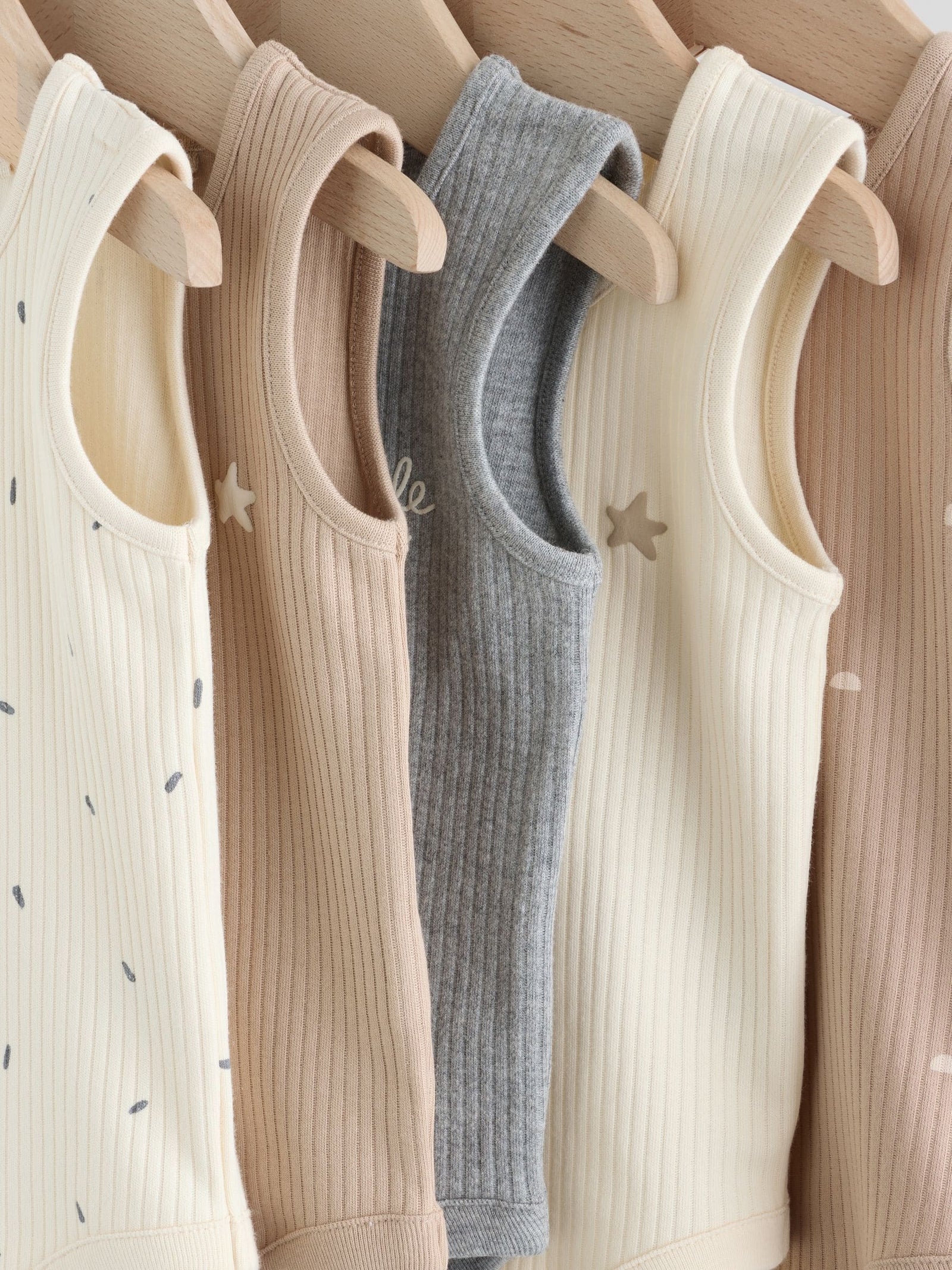 Neutral Baby Bodysuits 5 Pack