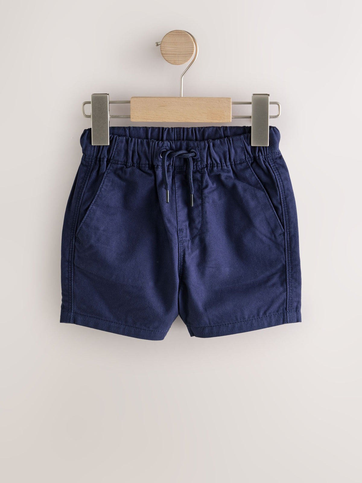 Navy/Stone/Chambray Blue Pull On Shorts 3 Pack (3mths-7yrs)