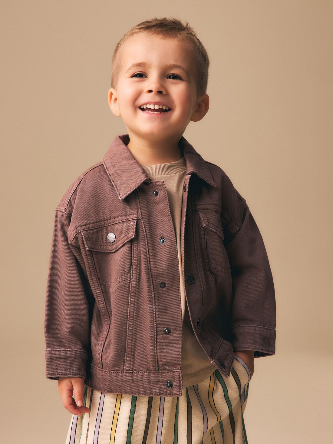 Brown Denim Western Jacket (3mths-10yrs)