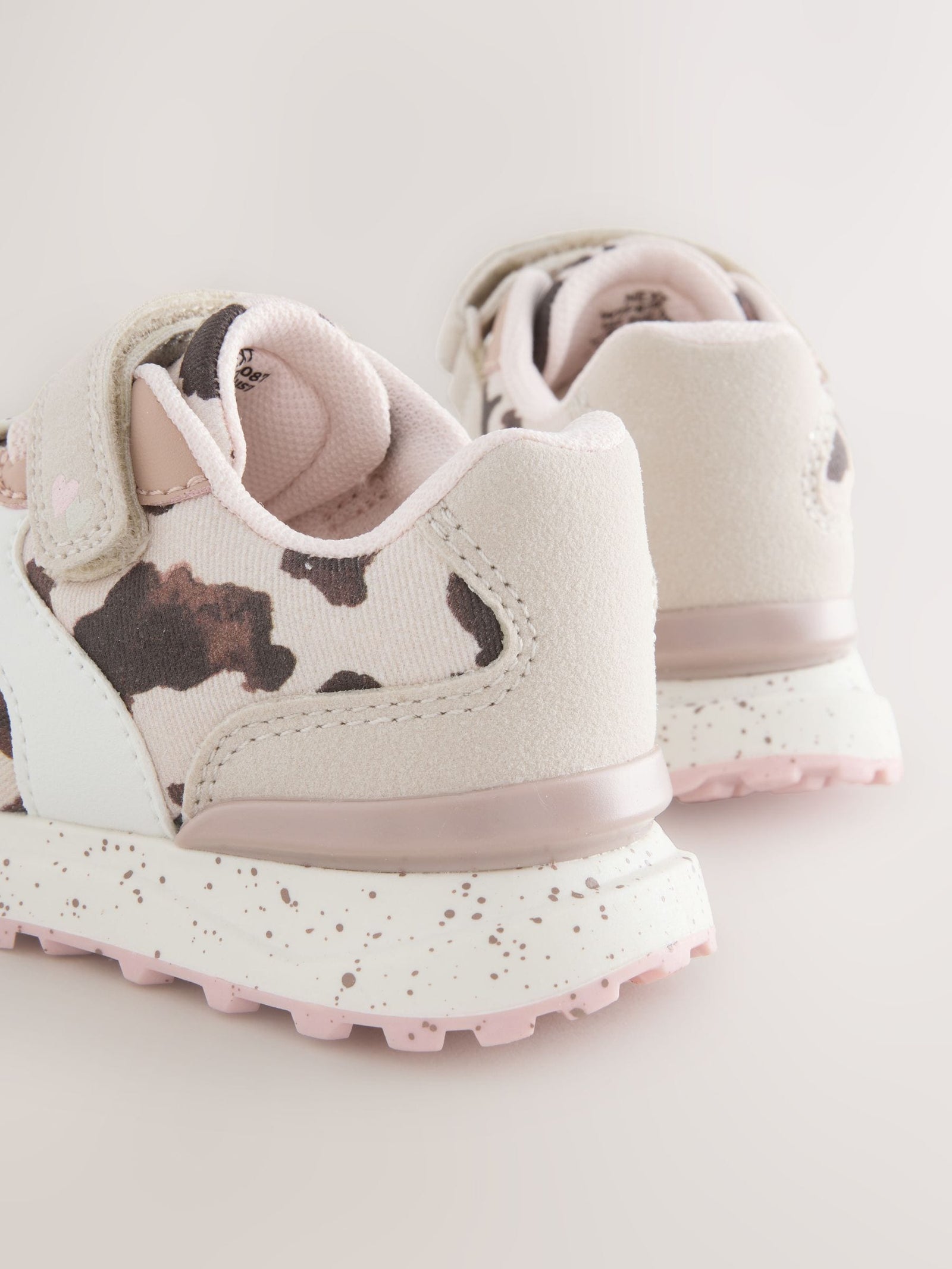 Neutral Animal Elastic Lace Touch Fastening Trainers