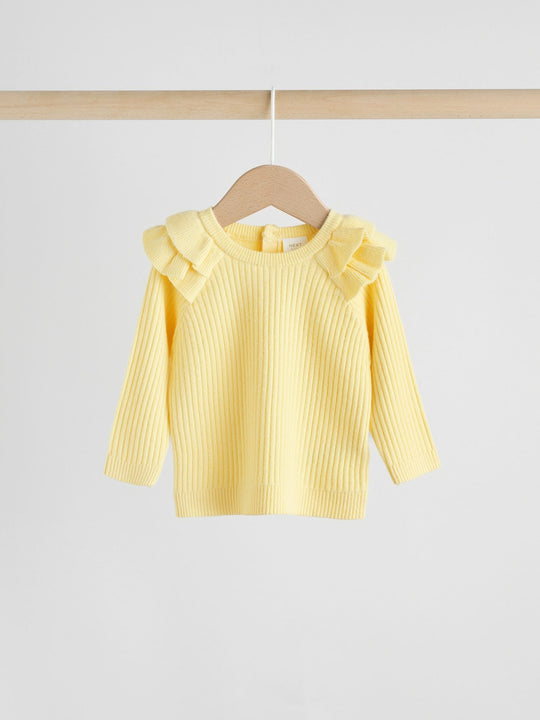 Yellow Baby Knitted Jumper and Leggings Set 2 Piece (0mths-3yrs)