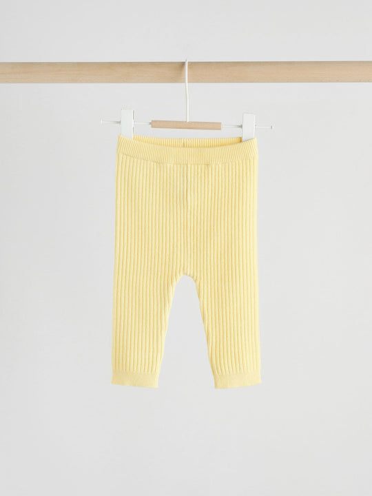 Yellow Baby Knitted Jumper and Leggings Set 2 Piece (0mths-3yrs)