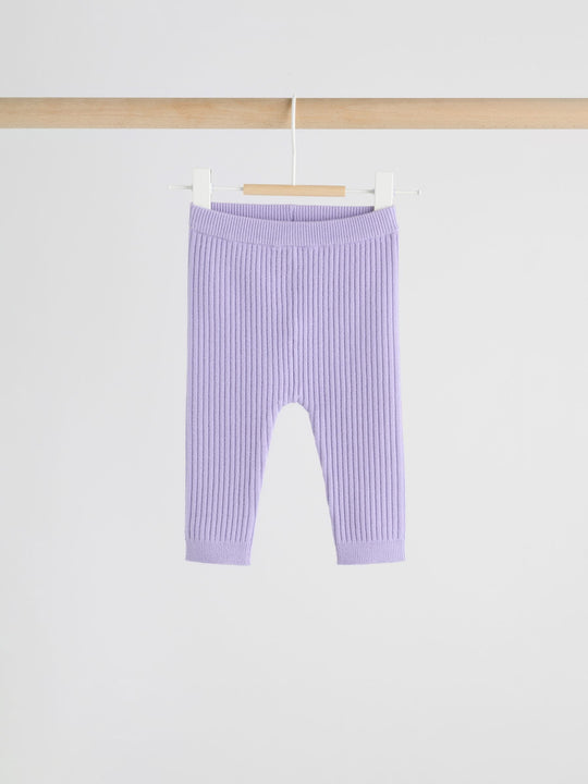 Purple Baby Knitted Jumper and Leggings Set 2 Piece (0mths-3yrs)