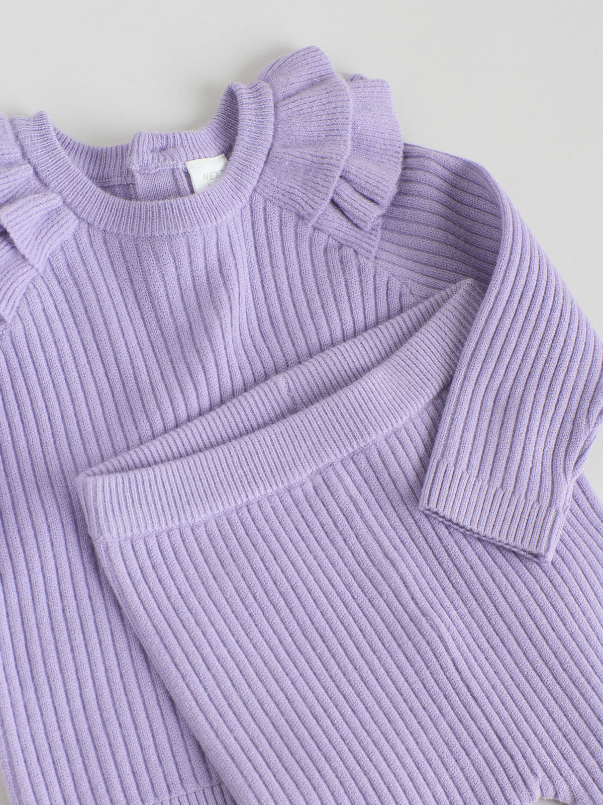 Purple Baby Knitted Jumper and Leggings Set 2 Piece (0mths-3yrs)