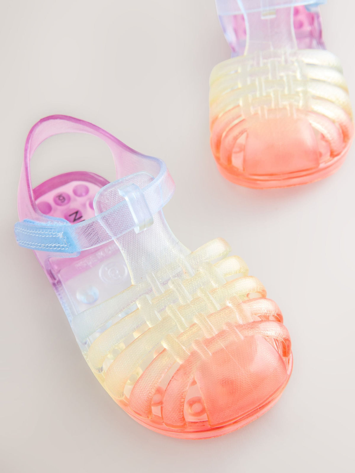 Multi Rainbow Jelly Sandals