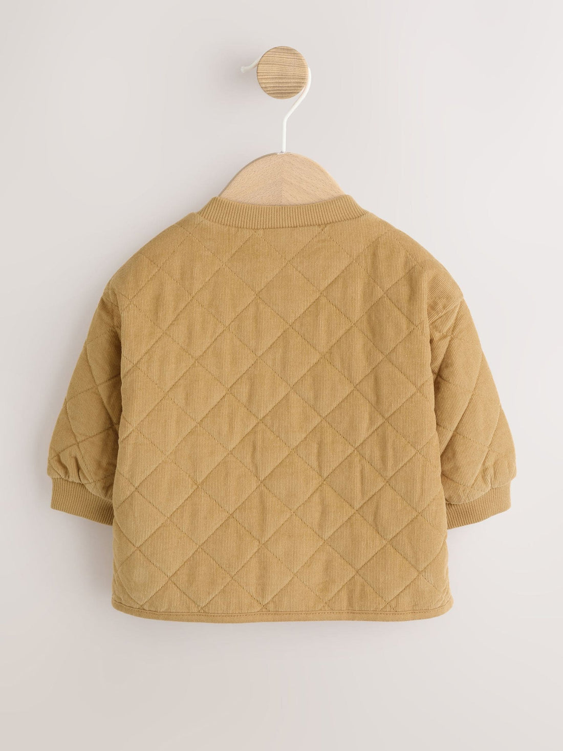 Yellow Cord Quilted Baby Jacket (0mths-2yrs)