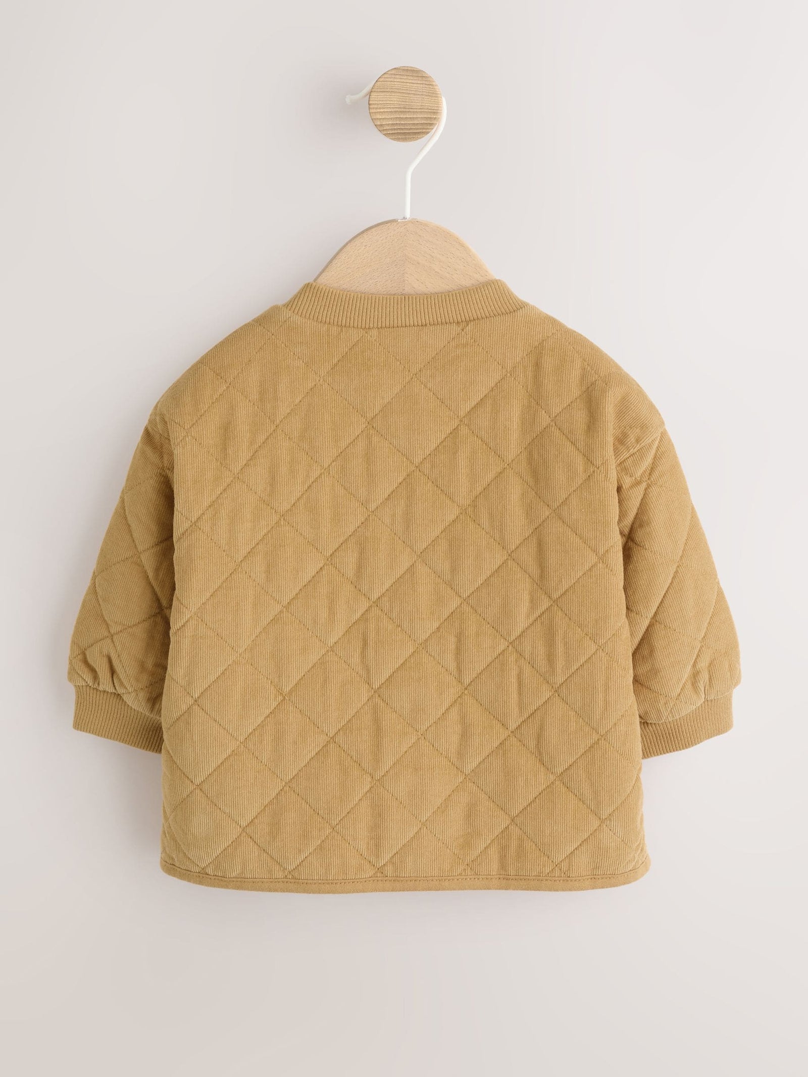 Yellow Cord Quilted Baby Jacket (0mths-2yrs)