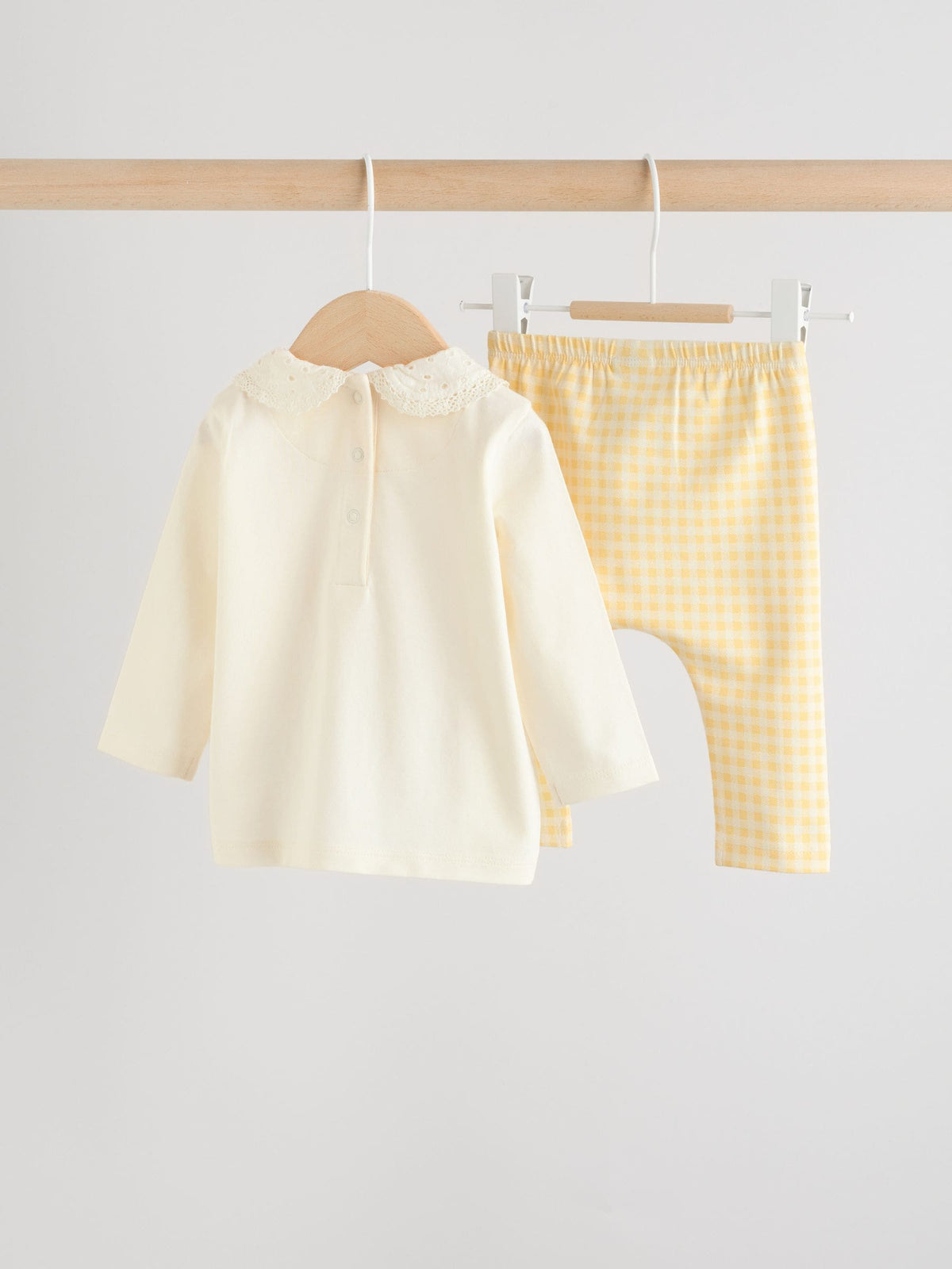 Ecru Fairy Mouse Long Sleeve Top and Legging Baby 2 Piece Set (0mths-2yrs)