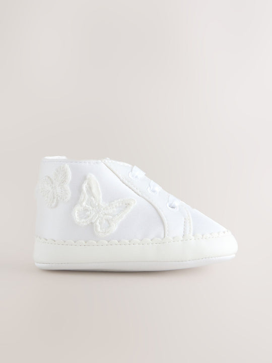 White Baby High Top Trainers (0-24mths)