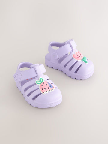 Lilac Purple Character EVA Fisherman Sandals (0-24mths)