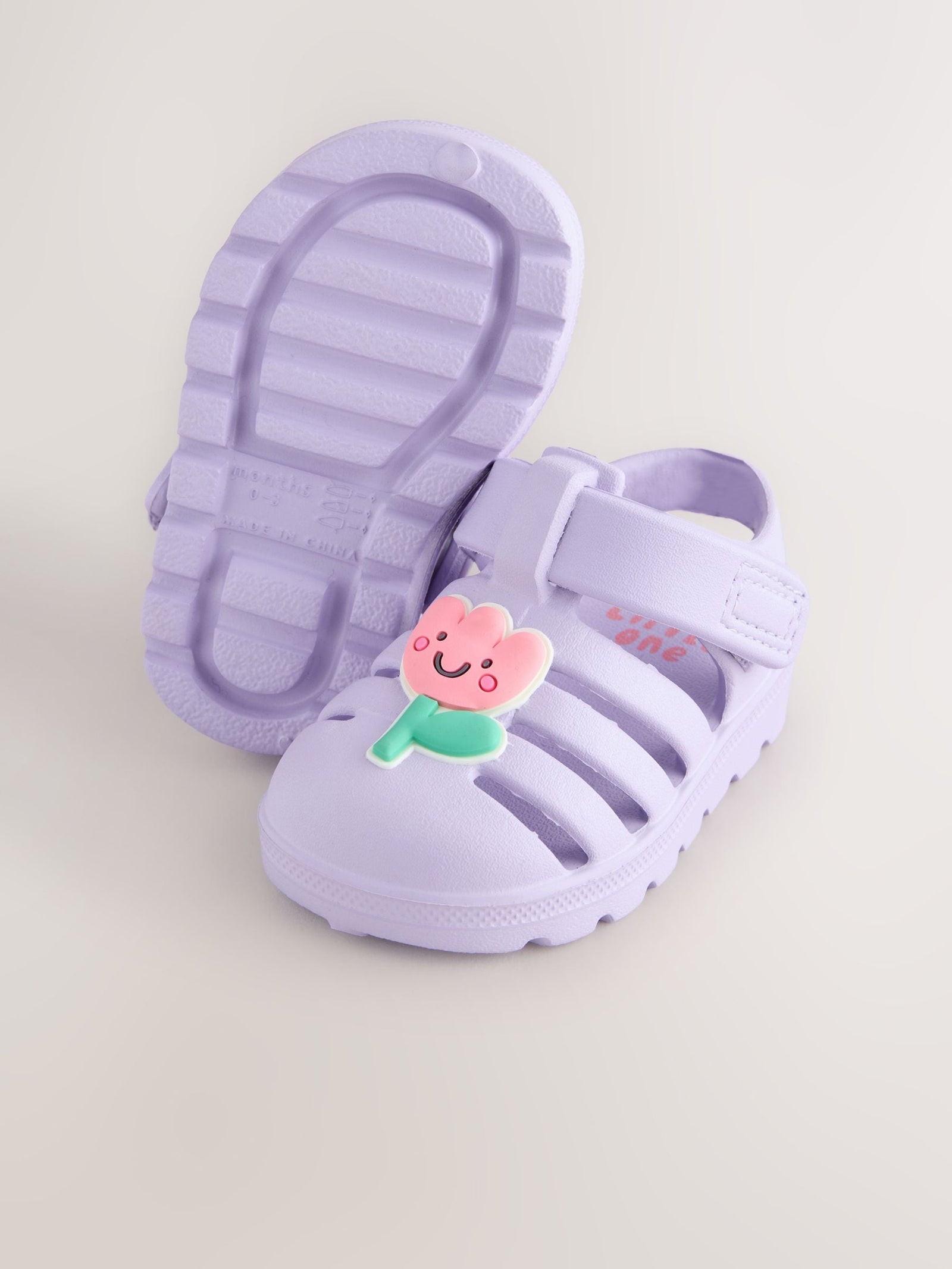 Lilac Purple Character EVA Fisherman Sandals (0-24mths)