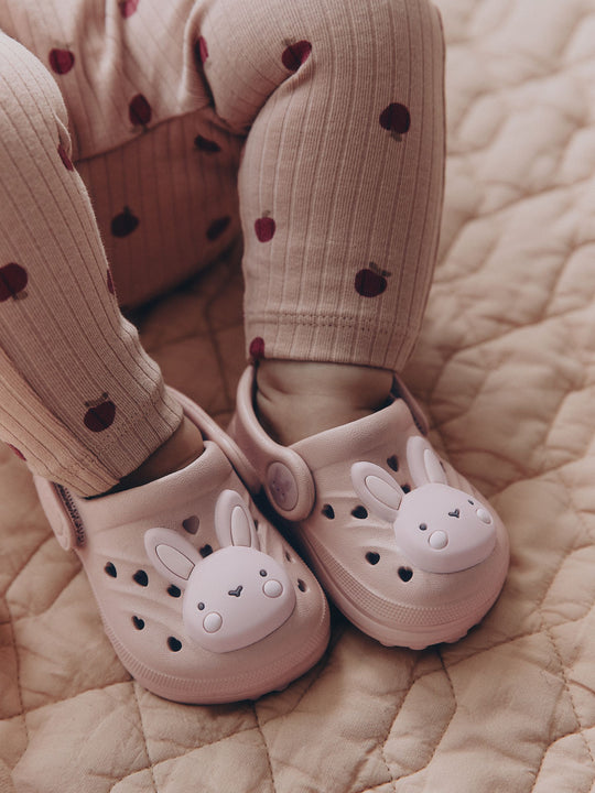 Neutral Bunny Character Baby EVA Clogs (0-24mths)