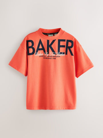 Baker by Ted Baker Oversized Graphic T-Shirt