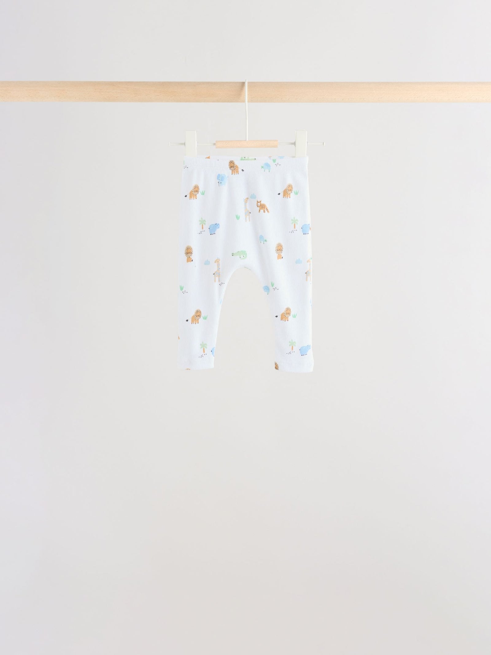 Blue Safari Baby Top & Leggings 6 Piece Set (0mths-3yrs)