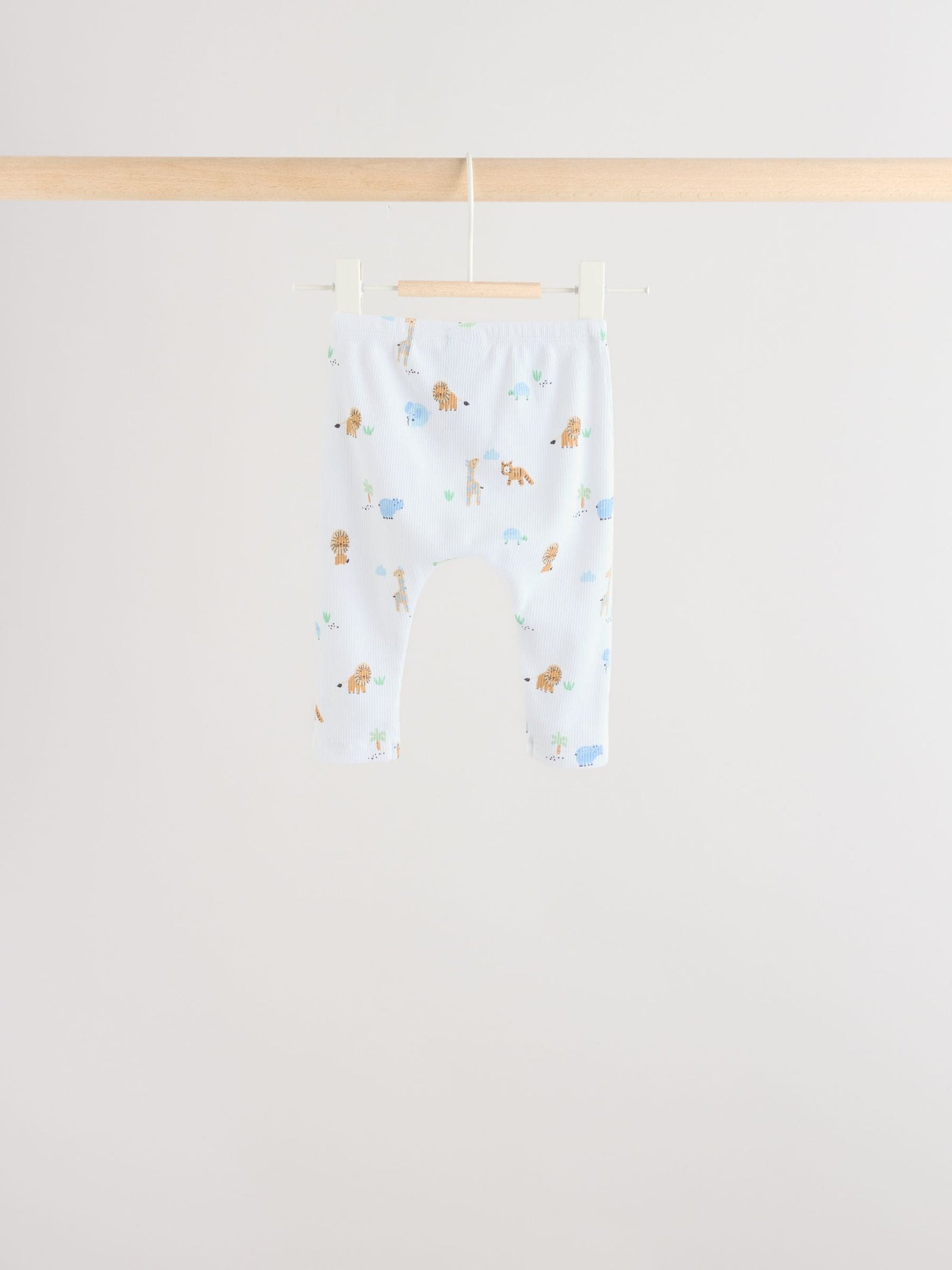 Blue Safari Baby Top & Leggings 6 Piece Set (0mths-3yrs)