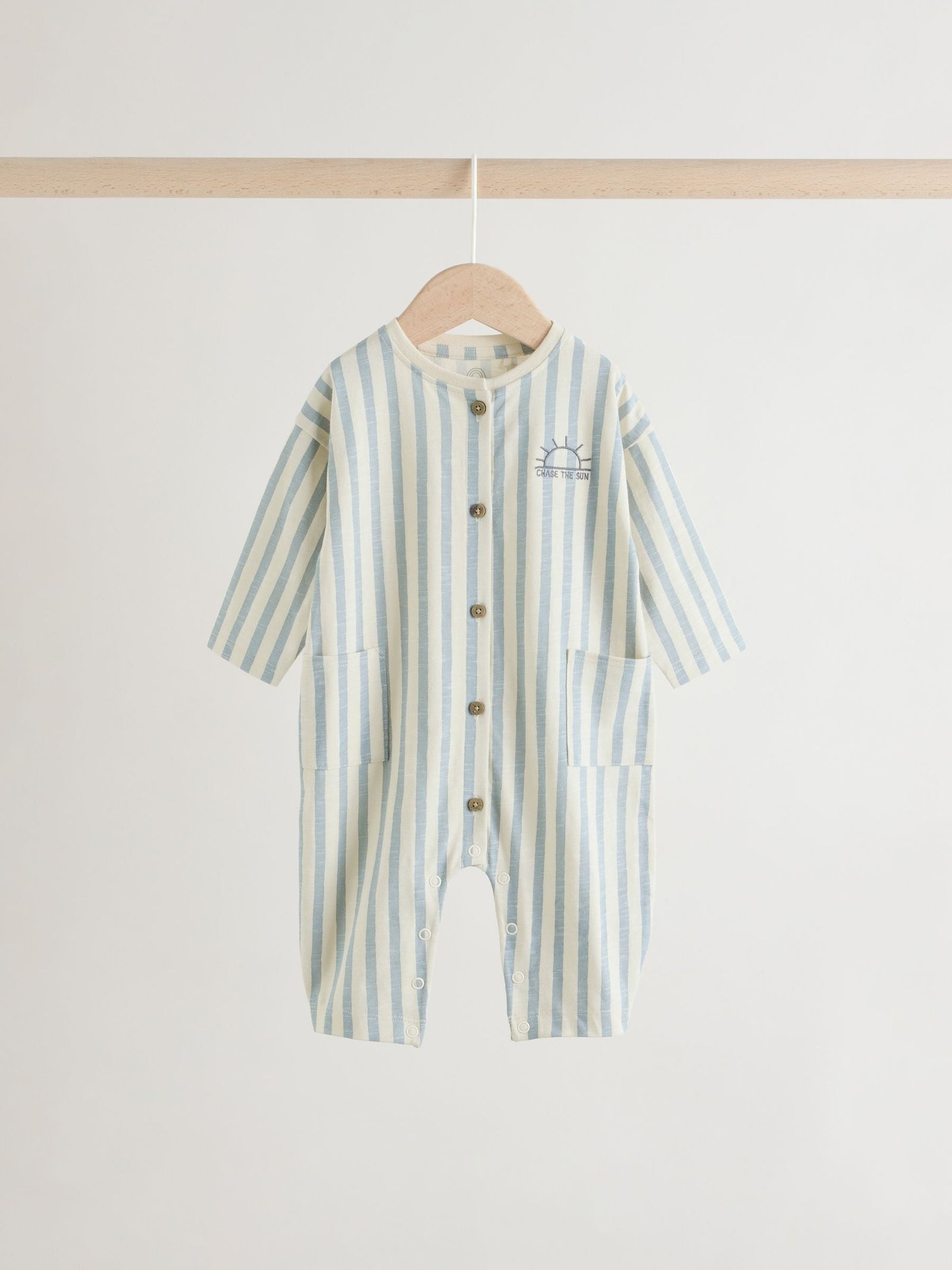 Grey Scandi Cactus Baby Rompers 3 Pack
