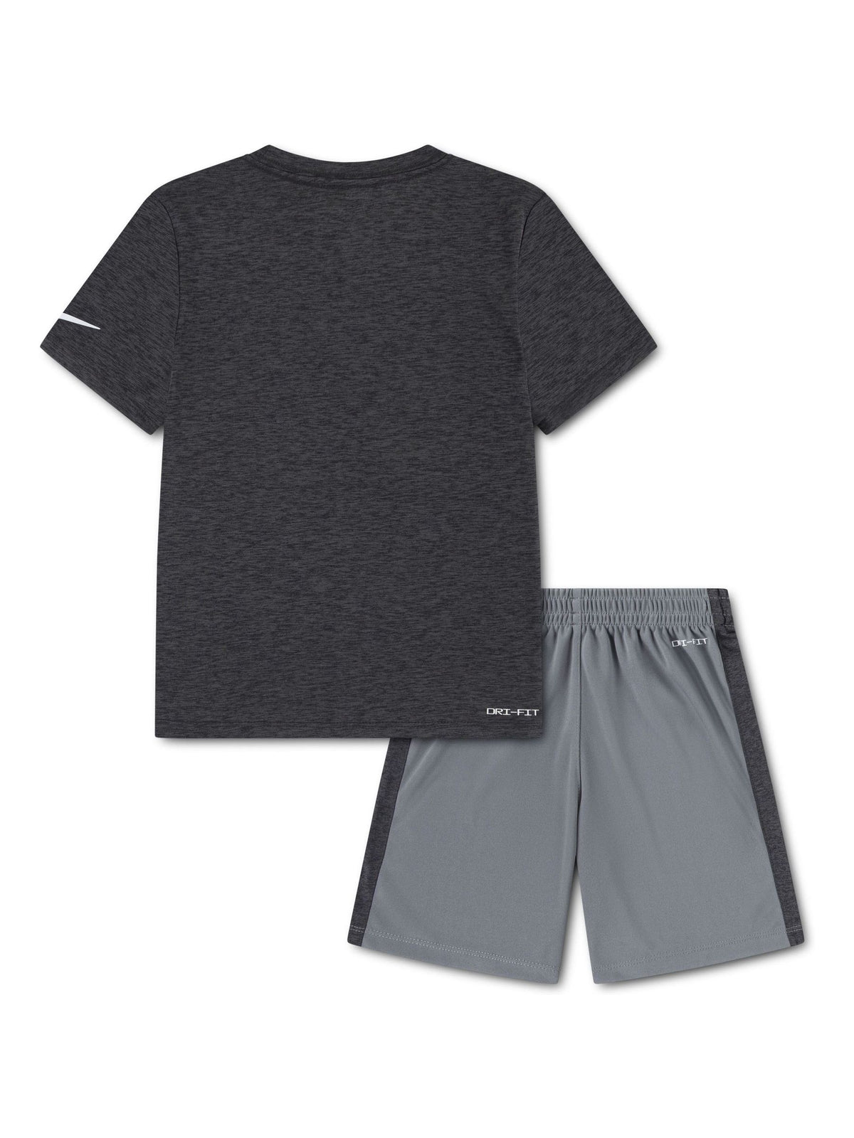 Nike Grey Little Kids Polyester Top & Short Set