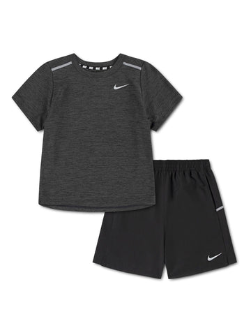 Nike Black Little Kids DriFIT T-Shirt and Shorts Set