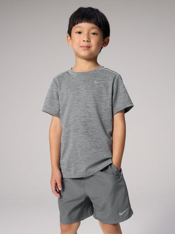 Nike Grey Little Kids DriFIT T-Shirt and Shorts Set