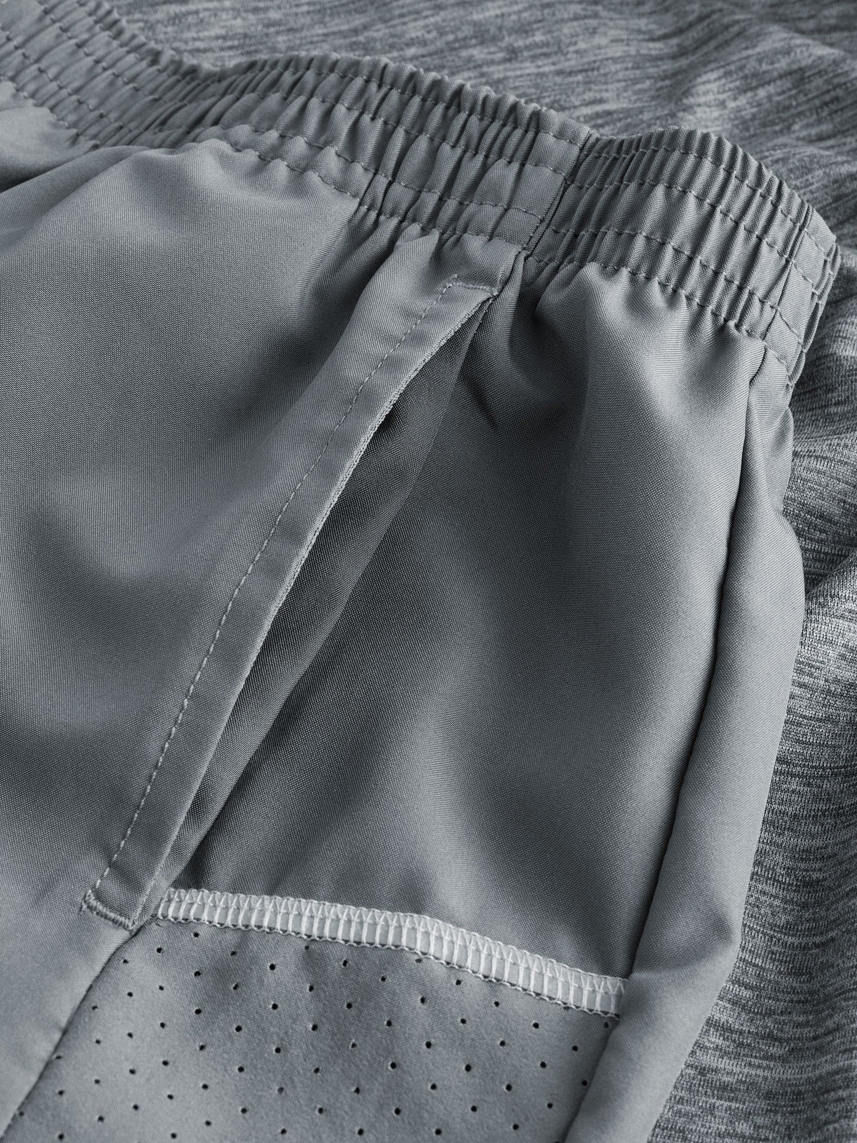 Nike Grey Little Kids DriFIT T-Shirt and Shorts Set