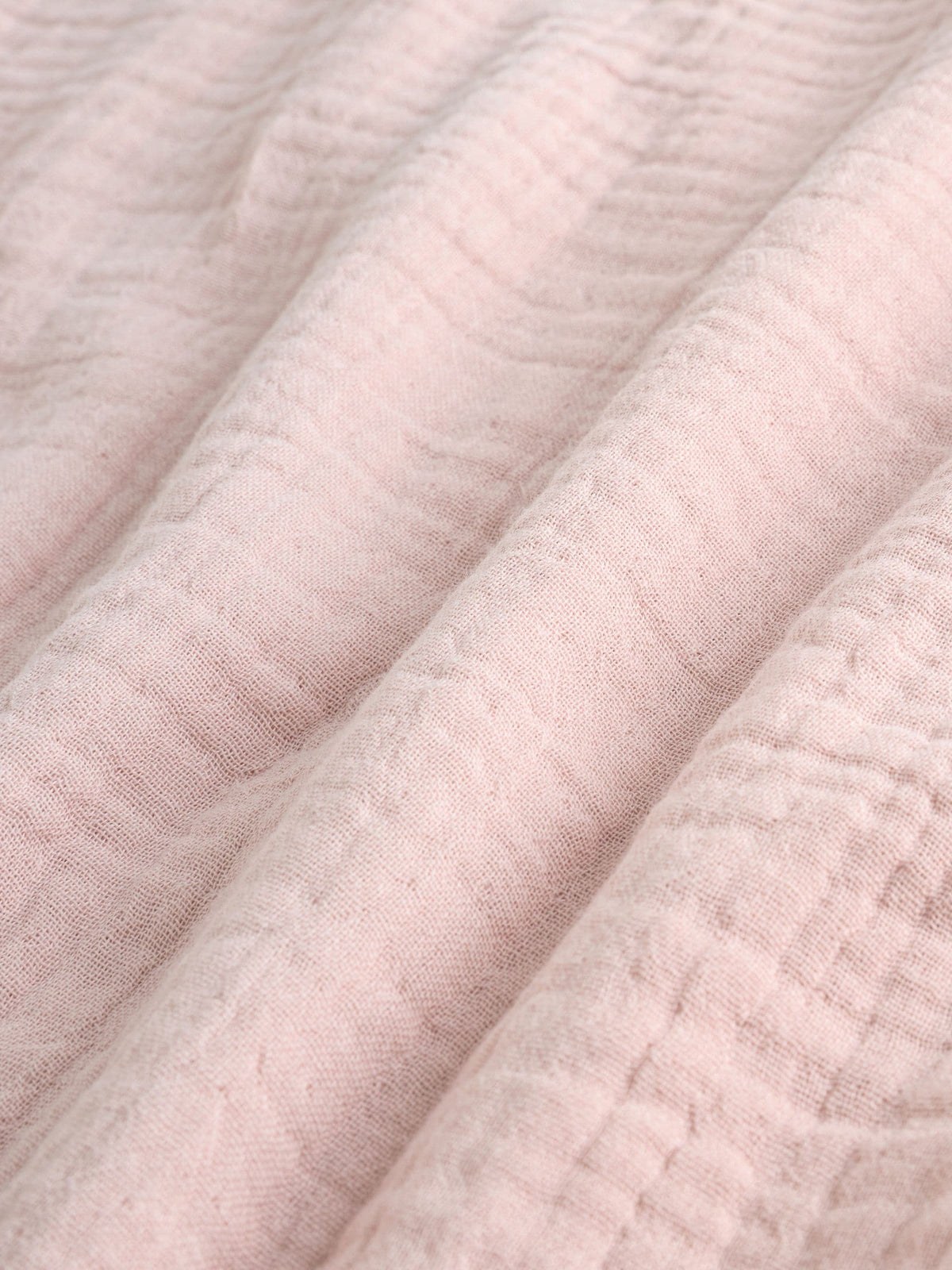 Pink Muslin 1 Tog Baby Sleep Bag