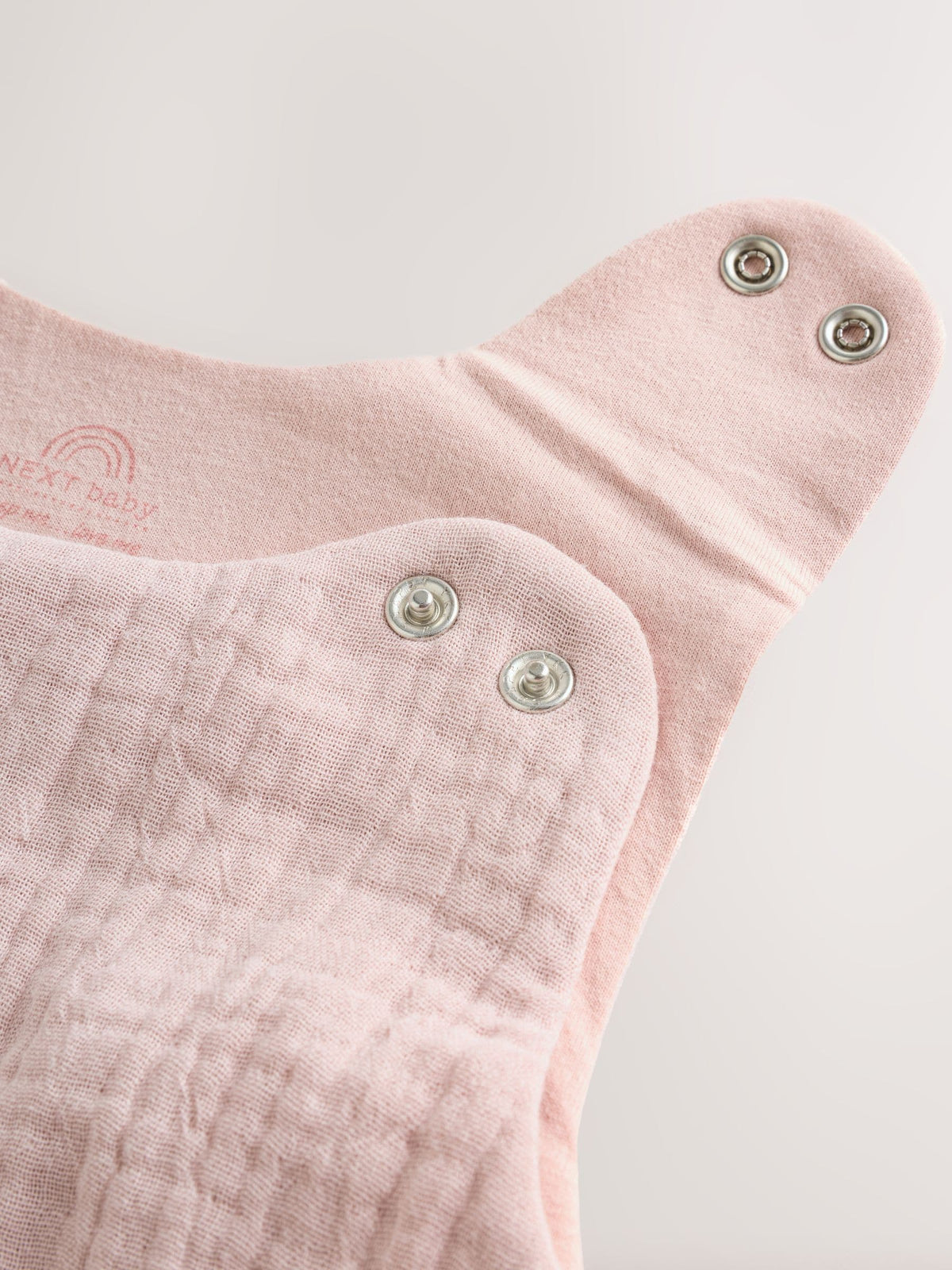 Pink Muslin 1 Tog Baby Sleep Bag