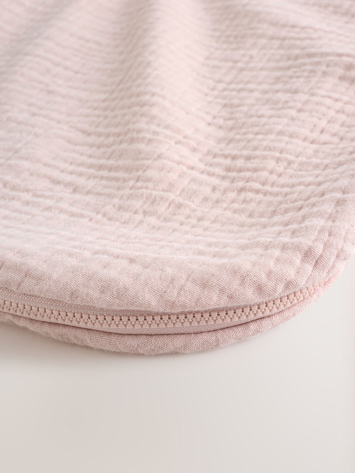 Pink Muslin 1 Tog Baby Sleep Bag