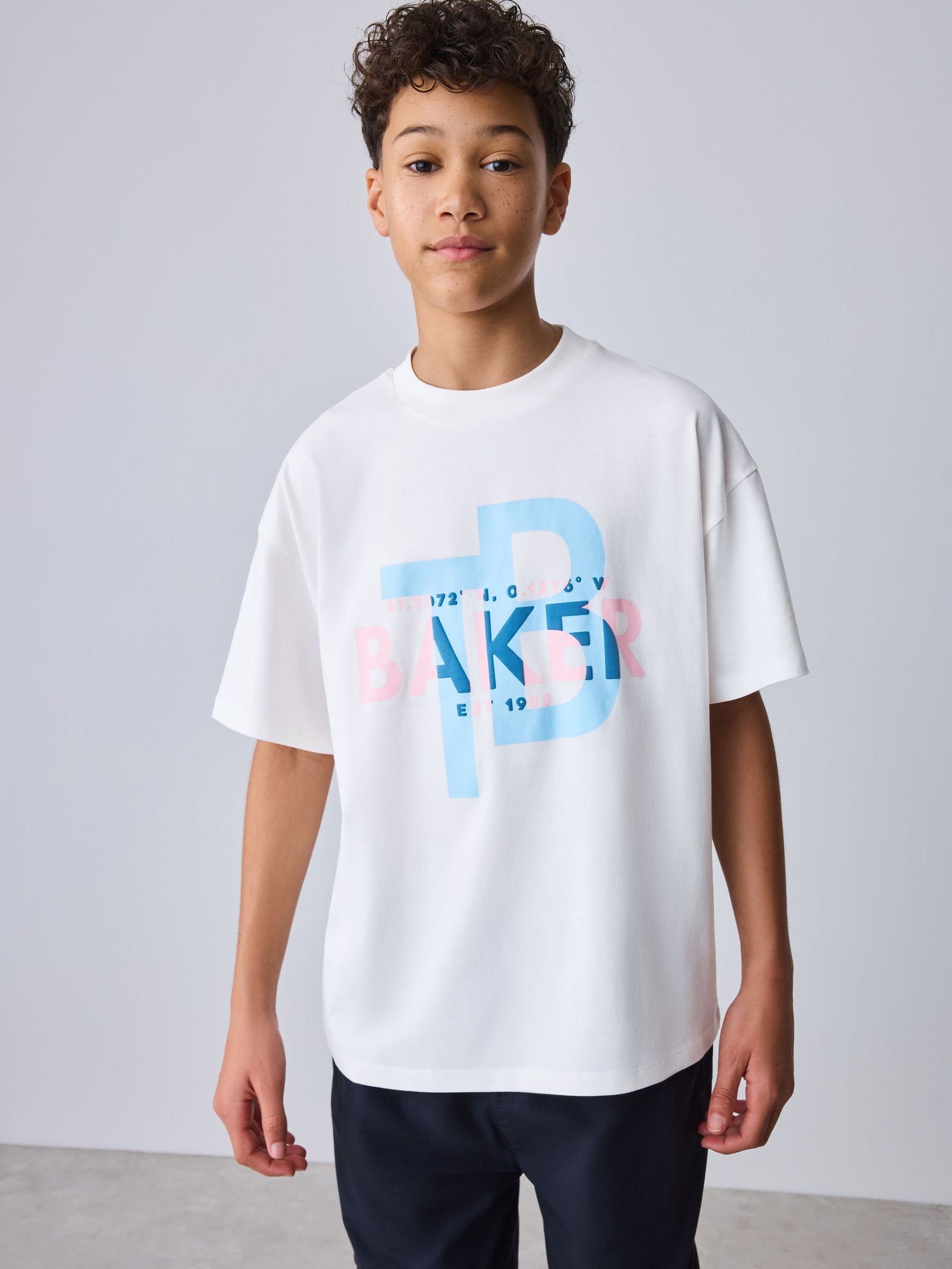 Baker by Ted Baker Oversized Graphic T-Shirt