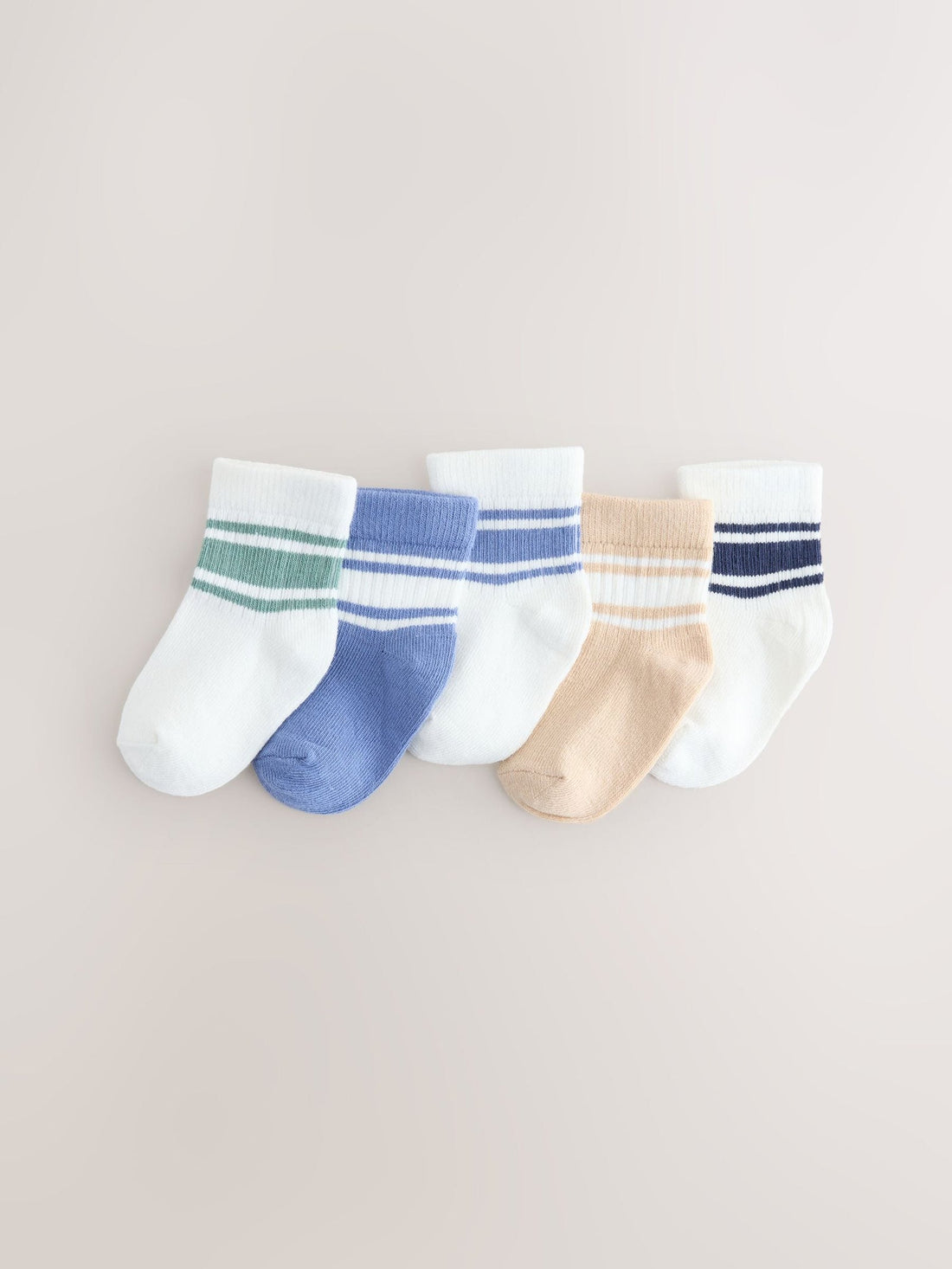 Blue Baby Socks 5 Pack (0mths-2yrs)